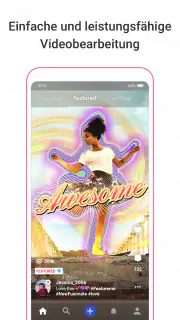 Funimate Videobearbeitung App screenshot 1