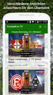Fussball im TV live screenshot 2