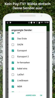 Fussball im TV live screenshot 5