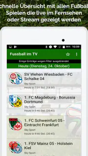 Fussball im TV live screenshot 8