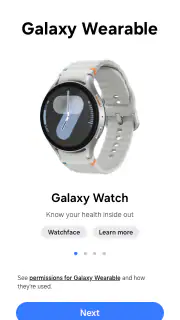 Galaxy Wearable (Samsung Gear) screenshot 1