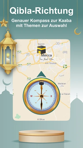 Gebetszeiten, Azan und Qibla screenshot