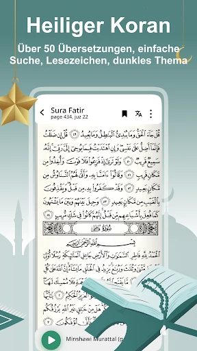 Gebetszeiten, Azan und Qibla screenshot