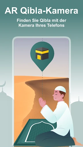 Gebetszeiten, Azan und Qibla screenshot