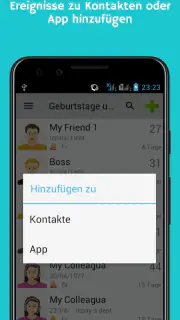 Geburtstage und Ereignisse screenshot 2