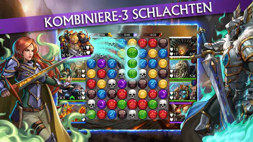 Gems of War - Kombiniere-3-RPG screenshot 1