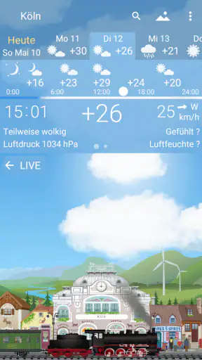 Genaue Wetter YoWindow screenshot