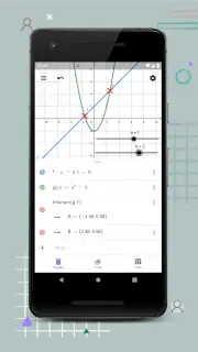 GeoGebra Grafikrechner screenshot 1