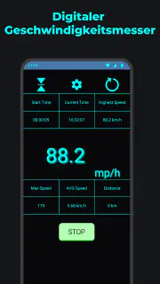 Geschwindigkeitsmesser GPS screenshot 2