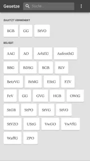 Gesetze screenshot 1