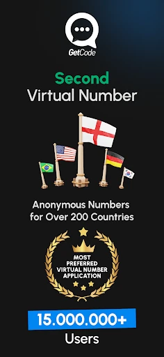 GetCode – Virtuelle Nummer SMS screenshot