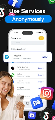 GetCode – Virtuelle Nummer SMS screenshot
