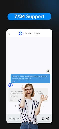 GetCode – Virtuelle Nummer SMS screenshot
