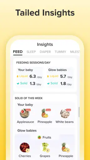Glow Baby für das Stillen screenshot