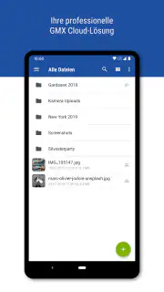 GMX Cloud screenshot 1