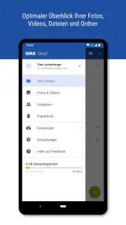 GMX Cloud screenshot 3