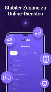 GnuVPN: Super VPN, Esim, Proxy screenshot 4