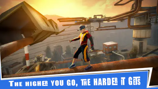 Going Up Rooftop - Parkour 3D screenshot 4