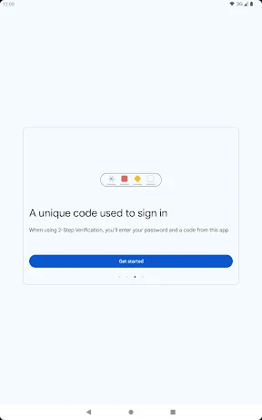 Google Authenticator screenshot
