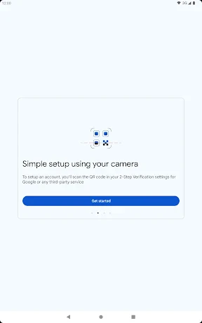 Google Authenticator screenshot