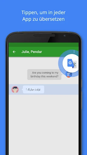 Google Übersetzer screenshot