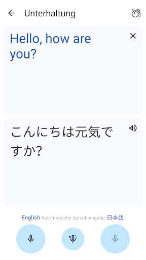 Google Übersetzer screenshot