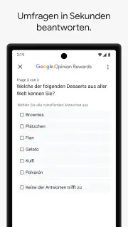 Google Umfrage-App screenshot 2