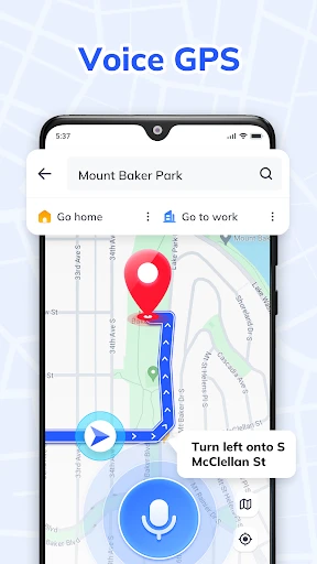 GPS-Karte: Sprachnavigation screenshot