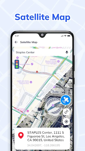 GPS-Karte: Sprachnavigation screenshot
