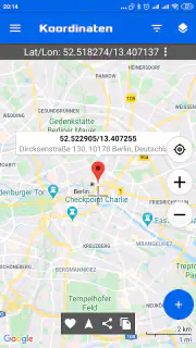 GPS-Koordinatenkarte screenshot 1
