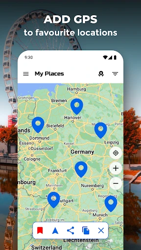 GPS-Koordinatenkarte screenshot