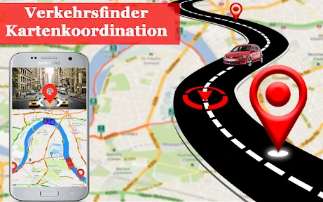 GPS-Navigation: Karte Richtung screenshot