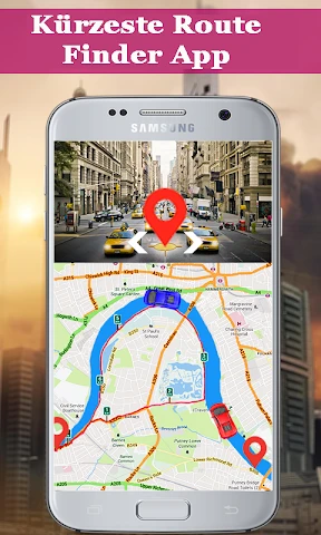 GPS-Navigation: Karte Richtung screenshot