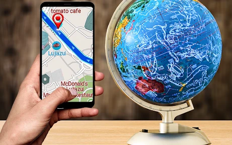 GPS-Navigation: Karte Richtung screenshot