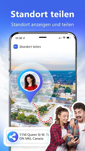 GPS Navigation, live Erdkarte screenshot