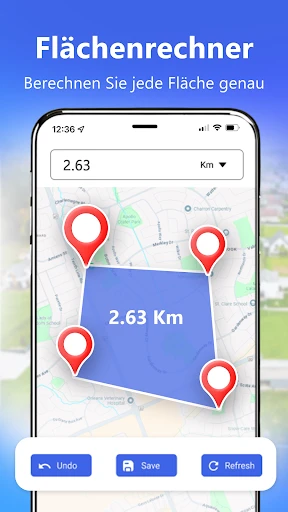 GPS Navigation, live Erdkarte screenshot