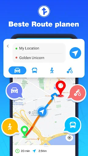 GPS-Navigation - Routenfinder screenshot