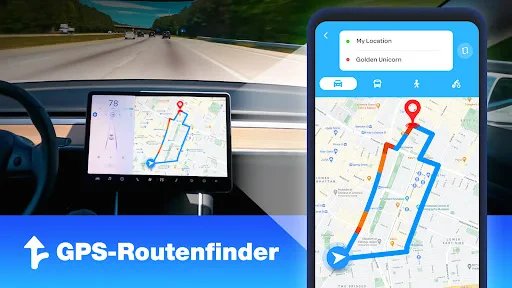 GPS-Navigation - Routenfinder screenshot