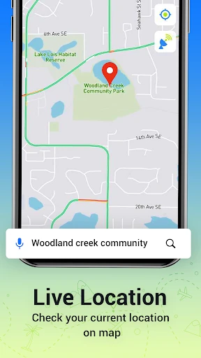 GPS Satellite Map Route Finder screenshot