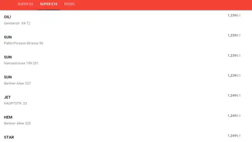 Günstig Tanken Preisvergleich screenshot 7