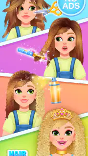 Hair Salon Games For Kids screenshot 1