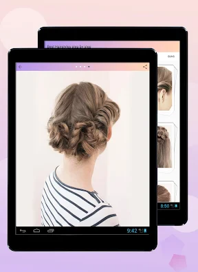 Hairstyles step by step screenshot
