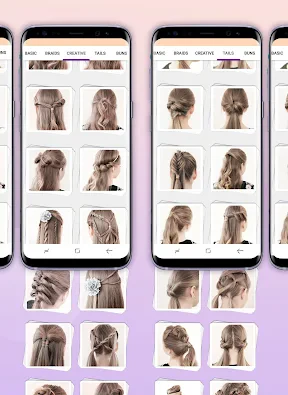 Hairstyles step by step screenshot