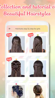 Hairstyles step by step screenshot 2