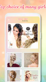 Hairstyles step by step screenshot 3