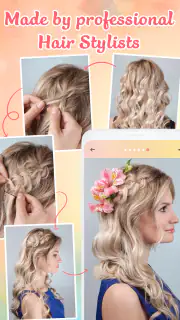 Hairstyles step by step screenshot 5