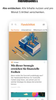 Handelsblatt - Nachrichten screenshot 1