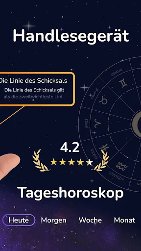 Handleser und Tageshoroskop screenshot