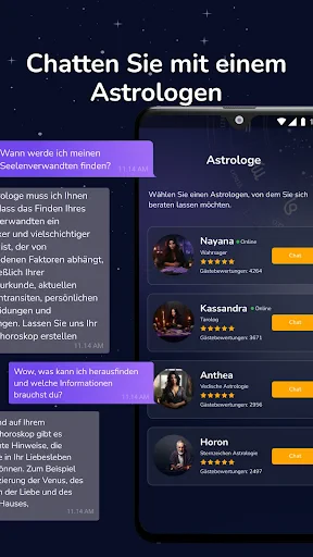 Handleser und Tageshoroskop screenshot