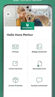 HanseMerkur ServiceApp screenshot 1